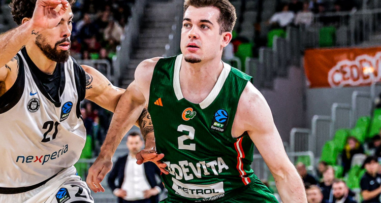 Cedevita Olimpija rutinirano do šeste zmage v evropskem pokalu