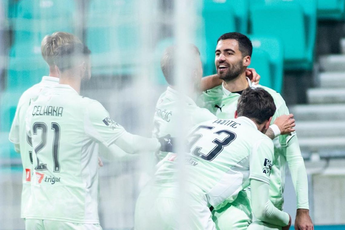 Nogometaši Olimpije so premagali Kalcer Radomlje z 2:1
