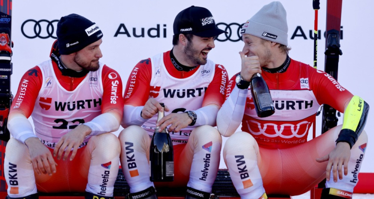 Trojno švicarsko slavje v Val d'Iseru, Kranjec 20.  