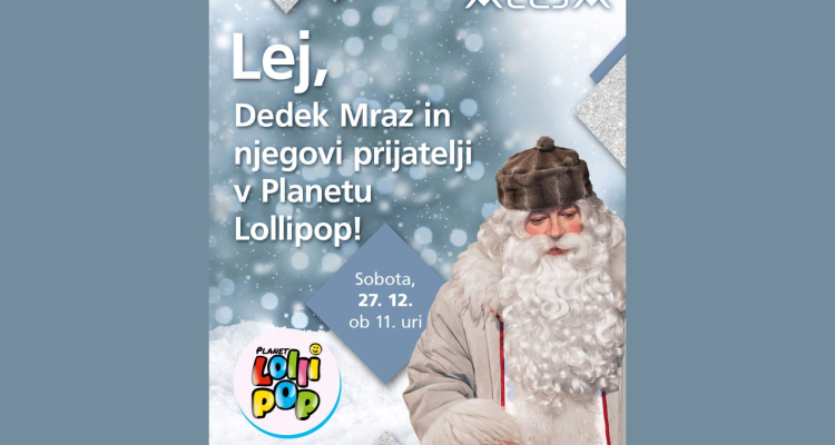 Dedek Mraz bo to soboto razveselil otroke v ALEJI