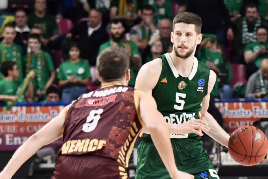 Cedevita Olimpija poražena v Benetkah  