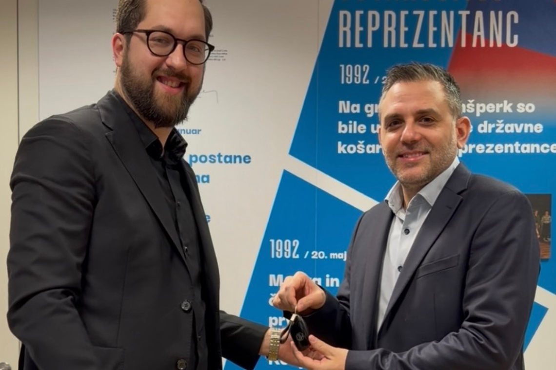 MG in Grand Automotive Adriatic uradni partner mobilnosti Košarkarske zveze Slovenije