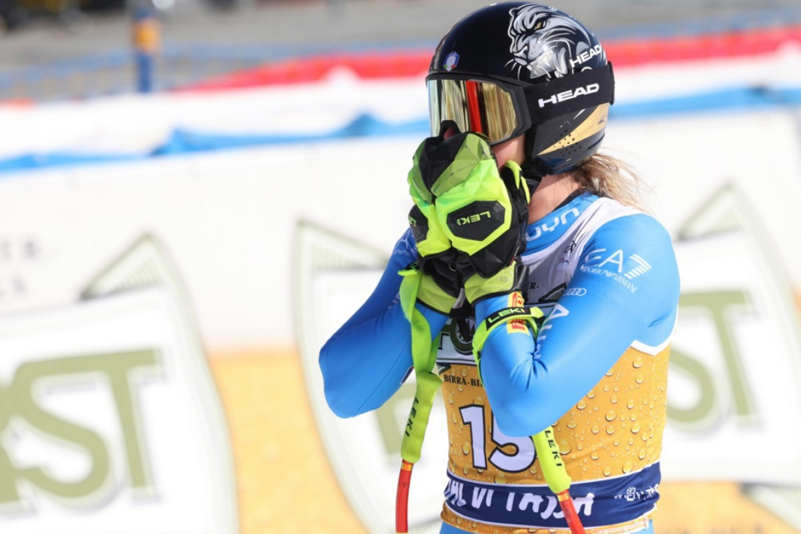 Ilka Štuhec 14. na drugem smuku v Italiji, ponovno prva Laura Pirovano 