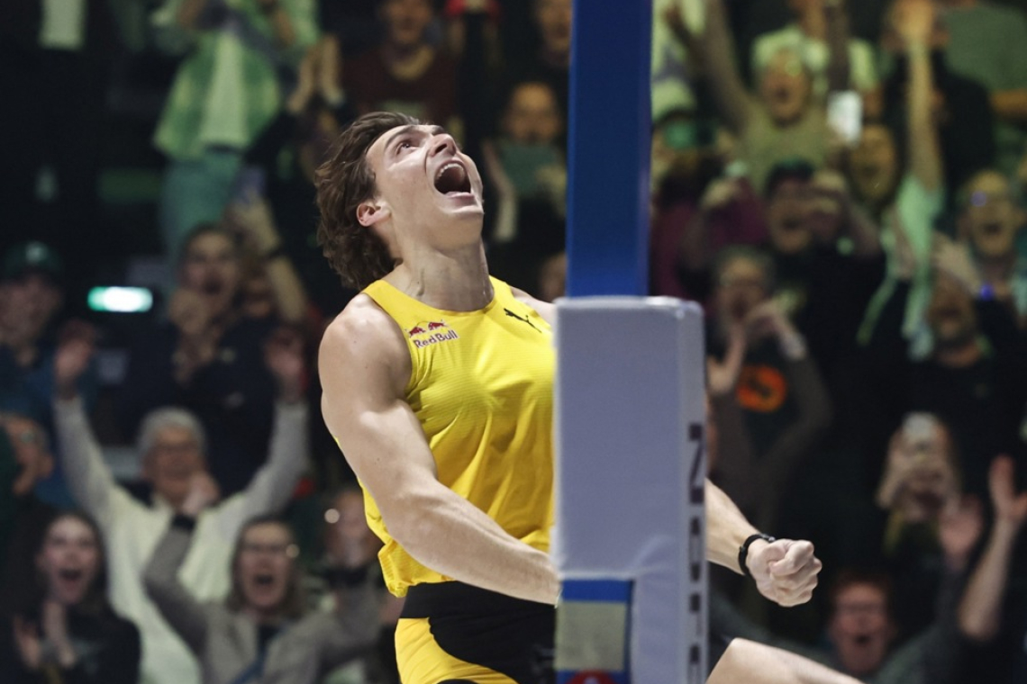 Šved Duplantis s 6,31 metra izboljšal svoj svetovni rekord  