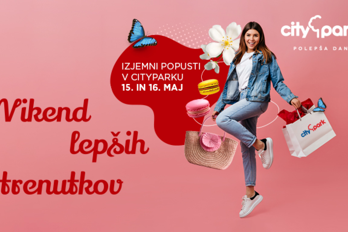 V Cityparku konec tedna številni popusti